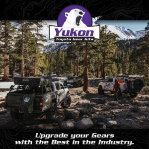 Toyota 4Runner Differential Install Kit - Front + Rear - Yukon Gear & Axle - 4.56 Gear Ratio, Without Factory Locker - `10-`27